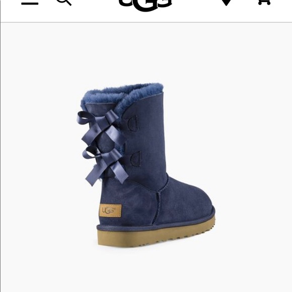 UGG Shoes - Womens Size 5 Navy Blue 8” Ugg Boots